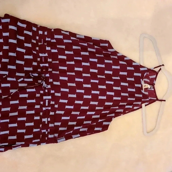 Diane Von Furstenberg Jumper size 8 Sleeveless, boat neckline, fair isle… - Picture 3 of 7